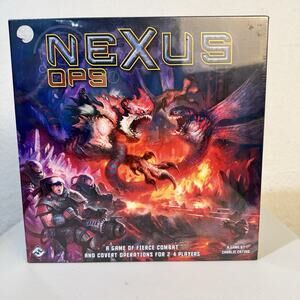2012 Hasbro Fantasy Flight Games NEXUS OPS Sci-Fi War Board Game FFG Rare Aliens